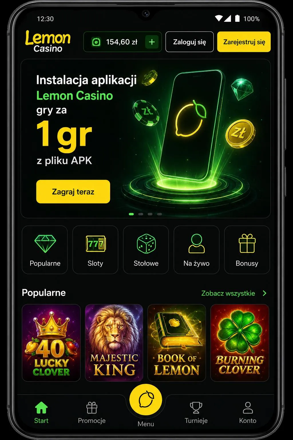 Konfiguracja zabezpieczeń systemu Android przed instalacją - Lemon Casino gry za 1 gr